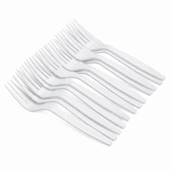 White Plastic Forks - 7.5 in. - 16 Count
