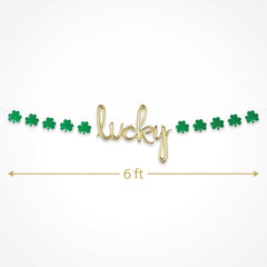 St. Patrick's Day "Lucky" Balloon Banner Kit