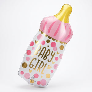Baby Girl Bottle Foil Super Shape Balloon