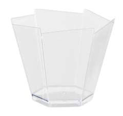 3.3 Oz. | Clear Hexagon Miniatures | 576 Count