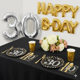 30th Birthday Party Base Kit - For 8 Guests