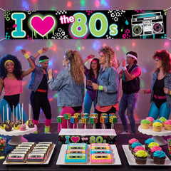 Totally 80s Foil Party Banner - 25 ft