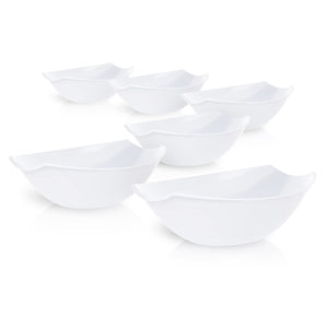 32 Oz. | White Plastic Stadium Bowl | 48 Count