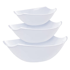 32 Oz. | White Plastic Stadium Bowl | 48 Count