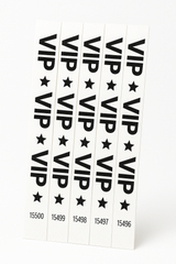 VIP Star White Waterproof Wristbands - 500 Pack