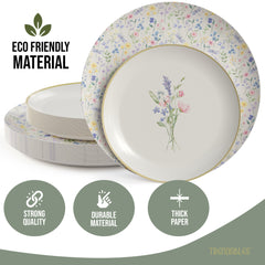 Earthtrends Charm Design Plates Combo Set 16/16.