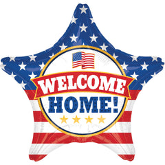 Giant Patriotic Welcome Home Star Balloon