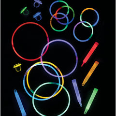 Tri-Color Glow Stick Value Pack - Necklaces, Bracelets & Pendants (30-Pack)