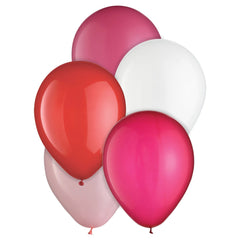 Valentine's Day 11" Latex Balloon Assortment - 15 Count