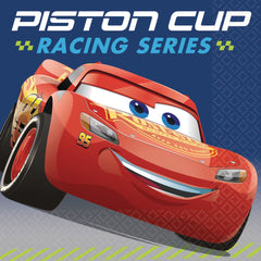 Disney Cars 3 Lightning McQueen Beverage Napkins, 16-Pack - 5 In. X 5 In.