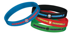 Marvel Avengers "Assemble" Rubber Bracelet Set - 4 Pack