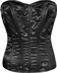 Plus Size Black Corset - Halloween Costume Accessory