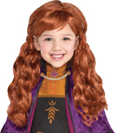 Disney Frozen 2 Anna Wig - Auburn with Braids, One Size