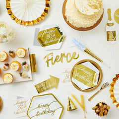 Golden Age "Old is the New Gold" Room Decorating Kit for Milestone Birthdays