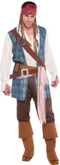 Men's Plus Size Jack Sparrow Halloween Costume - Pirates of the Caribbean