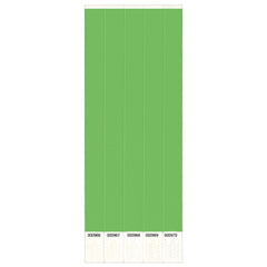Solid Green Event Wristbands - 250 Count