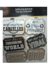 Graduation Celebration Shot Glass Necklace Set - 6 Pack