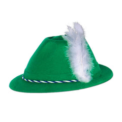 Traditional Tyrolean Hat for Oktoberfest Celebrations