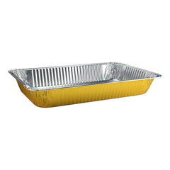 Gold Aluminum Full Chafing Dish. 20 x 12 In.