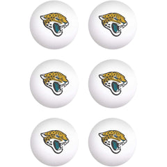 Jacksonville Jaguars Ping Pong Ball Set - 6 Pack