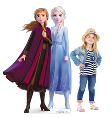 Frozen 2 Anna and Elsa Standee - 70x45 Inch