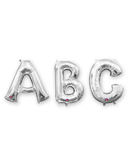 Silver Foil Letter Balloon - Super Shape