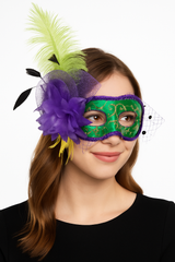 Maskinator Mardi Gras Masquerade Mask