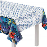 Little Gym - Warner Bros Batwheels Plastic Table Cover - 1 Ct.
