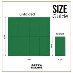 Emerald Green Guest Towel Napkins - 40 Ct.