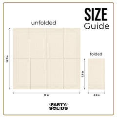 Ivory Guest Towel Napkins - 40 Ct.