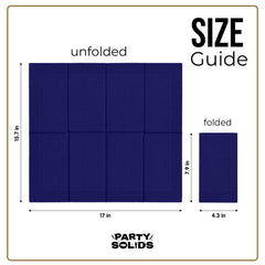 Dark Purple Guest Towel Napkins - 40 Ct.