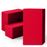 Red Guest Towel Napkins - 40 Ct.