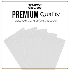 White Guest Towel Napkins - 40 Ct.