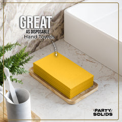 Yellow Guest Towel Napkins - 40 Ct.