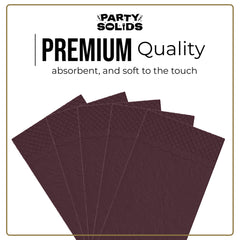 Brown Guest Towel Napkins - 40 Ct.