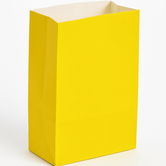 Sunshine Yellow Mini Paper Treat Bags