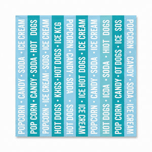 Movie Night Beverage Napkins - Hollywood Party Theme, 40 Pack - 5 In. X 5 In.