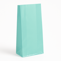 Robin's Egg Blue Large Cello Party Treat Bags, 11.5-Inch, 25-Pack