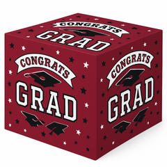 Maroon Graduation Cardholder Box