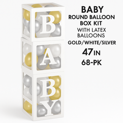 Soft Jungle Baby Shower Balloon Box Kit