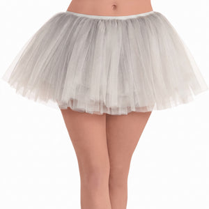 Silver Adult Tutu Skirt - Fun Costume Accessory