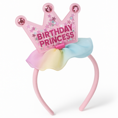 Pastel Party Shaker Birthday Princess Headband