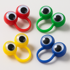 Fun Googly Eye Rings - 12 Pack