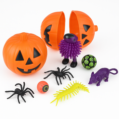 Halloween Jack-O'-Lantern Surprise Toy Favors, 12 Pack