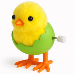 Wind-Up Hatching Chick Toy - Green