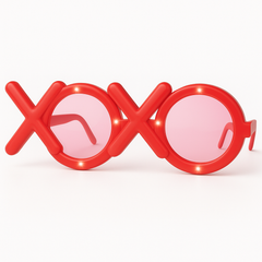 Valentine's Light-Up Heart XOXO Glasses