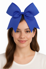 Royal Blue Oversized Bow Tie Headband