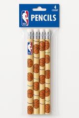 NBA Basketball Themed Pencils