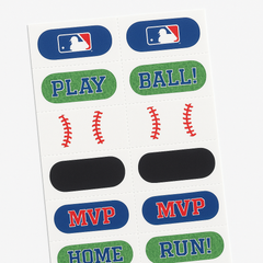 Major League Baseball Face Tattoos - 12-Pack