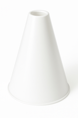 White Team Spirit Megaphone - 8.25" x 6"